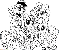 Gambar kartun kuda poni untuk diwarnai. 29 Gambar Mewarnai My Little Pony Anak 2020 Marimewarnai Com