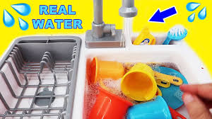 kids toy kitchen sink faucet playset