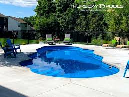 Sun Day Fiberglass Pool By Thursday Pools Fiberglass Pools Pool Pool Designs