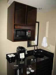 This organized kitchen coffee station. Our Room Had A Coffee Station With Sink Picture Of Best Western Premier Ivy Inn Suites Cody Tripadvisor