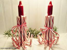 Candy Cane Candlesticks Craft My Turn For Us
