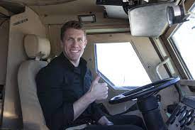 2019 monster energy nascar cup series is the 3rd simulated season (71st annual) of professional stock car racing in the united states and the 47th alex bowman drove in place of earnhardt in the advance auto parts clash. Nascar Driver Carl Edwards Behind The Wheel At Kennedy Kennedy Space Center