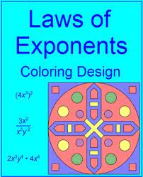 Many times, problems will require you to use the laws of. Exponents Laws Of Exponents Coloring Activty Tpt