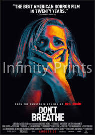 Don T Breathe Movie Film Poster A3 A4 In 2020 Dont Breathe Movie Breathe Movie Horror Movie Posters