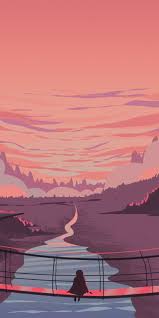 Are you looking for devilishly cute halloween wallpapers for iphone? Pink Landscape Digital Art Art Digital Landscape Pink Landscape Wallpaper Scenery Wallpaper Anime Scenery Wallpaper