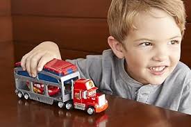 Mattel Disney Cars Mack Dip and Dunk Trailer, can transport and transform,  colour change Mc Queen car, CKD34 : Amazon.ae: Baby Products