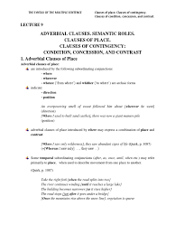 Nearby, far away, miles apart. Lecture 9 Clause Sentence Linguistics