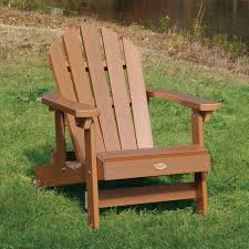 Shop Highwood Usa Hamilton Toffee Plastic Folding Adirondack Chair At Lowes Com Adirondack Chair Rustic Outdoor Furniture Outdoor Rocking Chairs