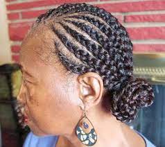 39 Cornrows With A Braided Bun For Older Black Women Braided Hairstyles For Black Women Cornrows Older Women Hairstyles Braided Hairstyles For Black Women
