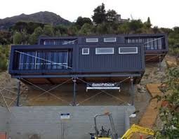 Shipping Container Home Hillside Container House Plans Container House Shipping Container Homes