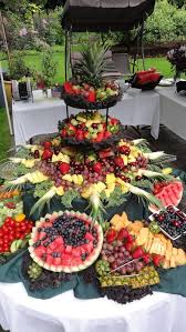 653f3e5daf17e5144f858ef4f527af6e Jpg 736 1308 Fruit Displays Fruit Display Wedding Fruit Buffet