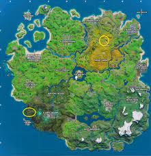 Fortnite Apply Shields Or Healing Objects At Shanty Town Or The Orchard