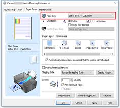 Creative park creative park creative park. Canon Pixma Manuals Mg3000 Series Setting A Page Size And Orientation