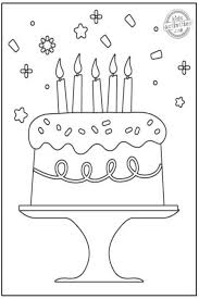 For some upgrades and latest information about coloring pages birthday cake free shots, please kindly follow us too, or you can bookmark this page on. Funnest Ever Birthday Cake Coloring Pages Kids Activities Blog