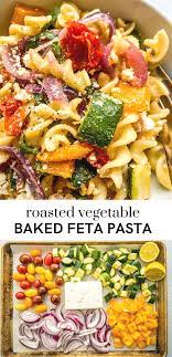 Roasted Veggie Pasta With Feta This Healthy Table Recipe In 2021 Veggie Pasta Recipes Cooking Recipes Healthy Vegetarian Recipes