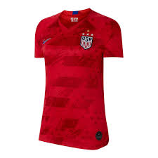 Jun 11, 2021 · the uswnt wasn't able to break through until the 76th minute when sam mewis got her head on the end of a corner kick from christen press to score. Women S Nike Uswnt 4 Star Stadium Away Red Jersey U S Soccer Store