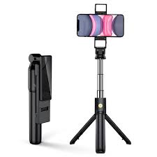 360° shadowless led light ring with task light mode and 4. Multifunctional Selfie Stick Tripod Stand K22 D Black