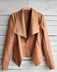 2018 Faux Soft Leather Long Sleeve Coat Shops Hive Leather Jackets Women Embellished Jacket Fashion
