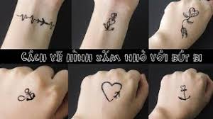 Bên cạnh nội dung đặc sắc, tập truyện còn có phần minh họa đẹp, giàu chất dân gian nằm xen kẽ ở một số truyện. Váº½ Hinh XÄƒm Báº±ng But Bi Ä'Æ¡n Giáº£n How To Make Tattoo At Home With Pen Youtube