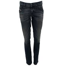 Details About Diesel Jeans Grupee R50p4 01 Slim Blue Stretch Distressed Rrp180