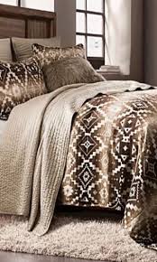 3 piece quilt reversible southwestern aztec tribal set bedding twin queen king. Cowgirl Kim Chalet Aztec Comforter Set