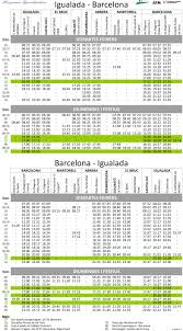 Buses traveling between barcelona and igualada leave from nord or sants and arrive at estacion de autobuses de igualada, avenida barcelona, avinguda d'àngel guimerà. Bus Igualada Barcelona Festius