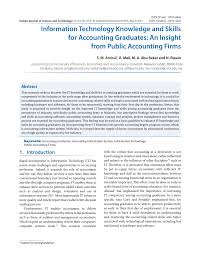 The deloitte southeast kpmg is another of the big four international auditing firms, and the company has its head quarters (hq) in the netherlands. Pdf Information Technology Knowledge And Skills For Accounting Graduates An Insight From Public Accounting Firms