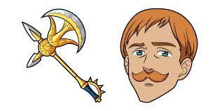 <the dragon sin of wrath> meliodas. The Seven Deadly Sins Escanor Divine Axe Rhitta Cursor Custom Cursor Browser Extension