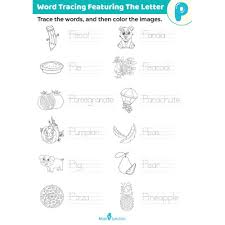 Can you take a breath and be calm for a second?#bachelorinpar. Trace The Words Start With P Worksheets Momjunction
