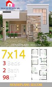 Three bedroom house plans are popular for a reason! 17 Trendy Tiny House Plans 3 Bedroom Simple House Front Design Simple House Design Bungalow House Plans