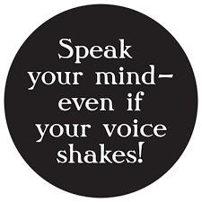 They identify as pansexual and queer, as an atheist and feminist, as a social justice rogue and a disabled person. Speak Your Mind Button
