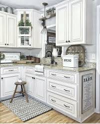 Mygift antique white wood kitchen and bathroom countertop mini storage cabinet. Farmhouse Antique White Kitchen Cabinets Novocom Top