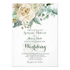 Islamic Wedding Bismillah Elegant Floral Rose Invitation Zazzle Com Islamic Wedding Wedding Invitation Ettiquette Fun Wedding Invitations