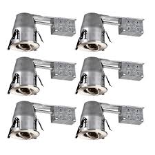 Shop 6 Pack 4 Recessed Lighting Trim Remodel Can Overstock 28793484