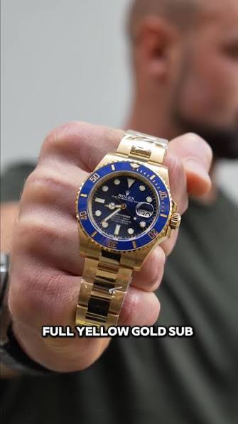 This is an absolutely IMMACULATE PIECE!, Full yellow gold Rolex submariner,  the ultimate configuration., #rolex #submariner #watchfam