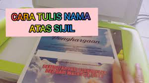 Nama nama perdana menteri malaysia 1 6; Cara Mudah Tulis Nama Atas Sijil Cara Mudah Scan Dokumen Youtube