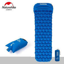 Naturehike Ultralight Outdoor Inflatable Cushion Sleeping Camping Mat Sleeping Pad Mattress For Camping H Camping Sleeping Pad Camping Pillows Camping Mattress