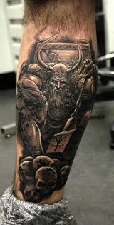 Viking, norse, and celtic tattoo (they're very closely related) is rich with symbolism, superstition, warrior gods, and powerful animal motifs. 13 Grey Viking Tattoos On Leg