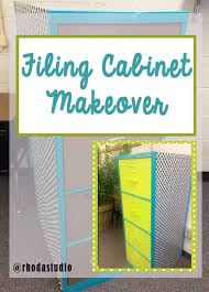 The paper sticks to the desired surface with minimal effort. Ugly Filing Cabinet Makeover