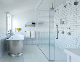Space saving bathroom floor cabinet in white wood finish. Space Saving Bathroom Ideas Architectural Digest
