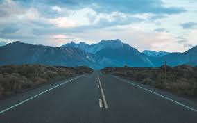 Mountain Road Hd Wallpaper Hd Wallpaper Wallpaper Sunset