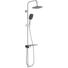Duschsaule Aquastar 60511 In Chrom Anthrazit Amazon De Baumarkt In 2020 Duschsaule Brause Aqua