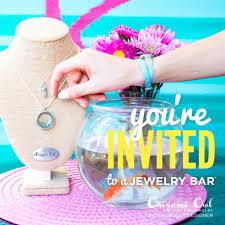 new summer jewelry bar invites to share