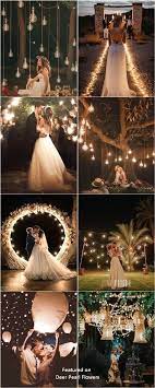 Outdoor Wedding Decoration Night Wedding Photos Wedding Decor Elegant Outdoor Wedding Decorations