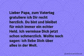 Lieber papa, du hieltest unsere familie zusammen. Gedichte Zum Vatertag