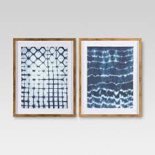 Maybe you would like to learn more about one of these? 2pk Shibori Wall Art Threshold Target