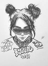 Billie Drawing Art Sketches Celebrity Drawings Hipster Drawing
