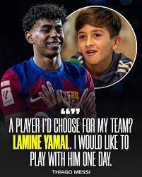 Transfers - Lamine Yamal x Thiago Messi.. Could it happen?⭐️🔜 | Facebook