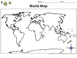 World Map Continents And Oceans Blank Full Page King Virtue S Classroom Continents And Oceans World Map Continents World Map
