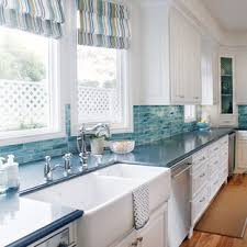 With grey cabinets, a combination of white countertops. 75 Beautiful Kitchen With Blue Countertops Pictures Ideas July 2021 Houzz